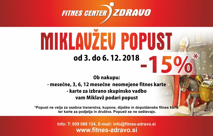 fitnes miklavzev popust2018